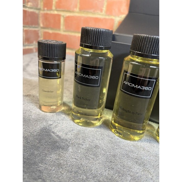 Lot Of 7 Aroma360 Oil Vial Samplers, Opened, Black Velvet, Dream On, My Way Etc - Picture 2 of 4
